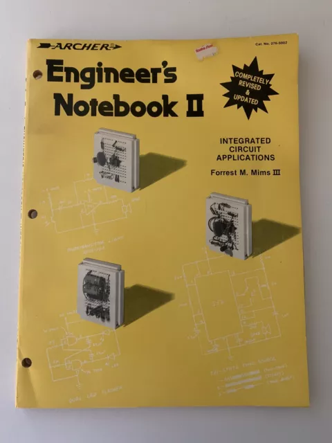 1982 Archer Engineer's Notebook II Integrated Circuit Applications - 1st Print