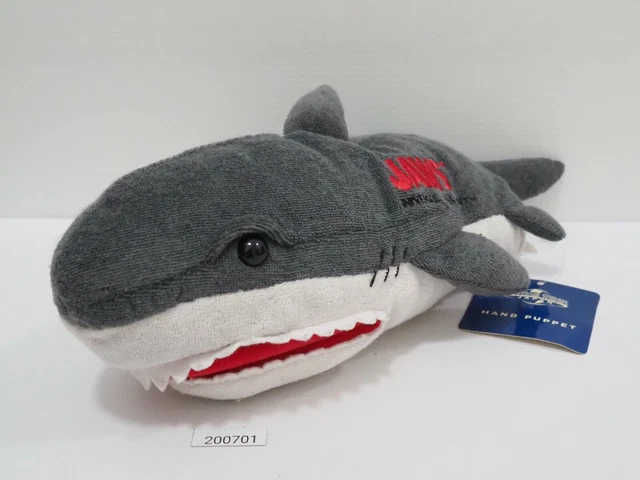 JAWS SHARK 200701 Universal Studio Japan Hand Puppet Plush 11" TAG Toy