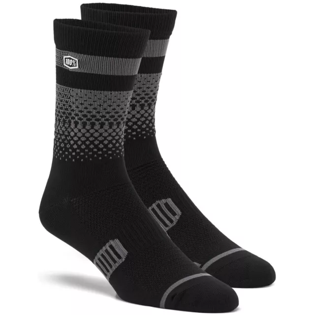 100% Advocate Performance Socks Black / Charcoal S/M Clothing NEU