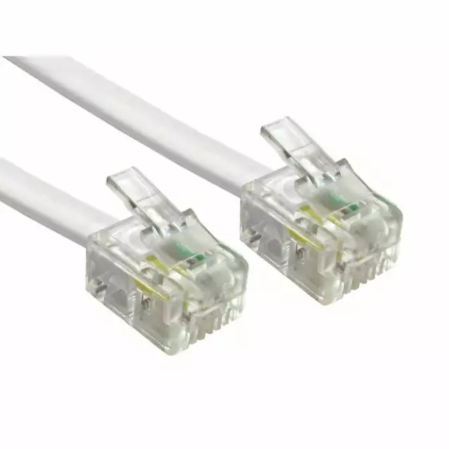 RJ11 to RJ11 DSL Cable Telephone ADSL Router Lead For BT SKY Broadband Lot