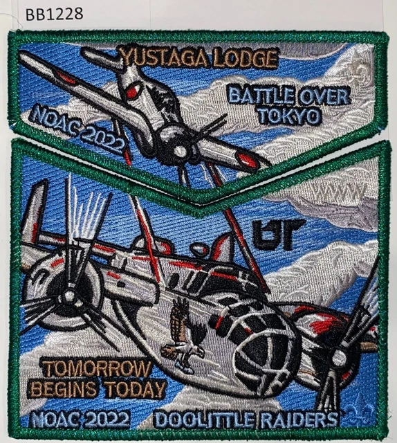 Boy Scout OA Flap Set Yustaga 385 Lodge 2022 NOAC