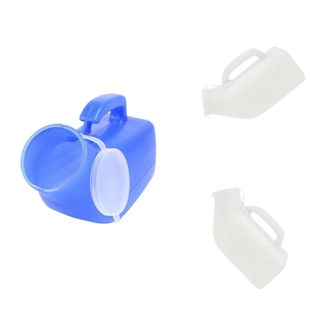 1000 ml de suministros urinarios portátiles reutilizables para hombres mayores ecológicos