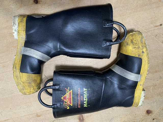 Thorogood 2015 Hellfire Men's 12 Wide Structural Firefighting Steel Toe Boots
