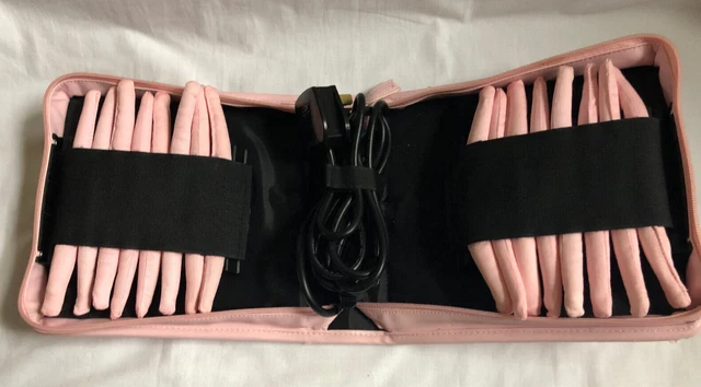 Rodillos flexibles REMINGTON rosados ​​para el cabello trapo con calefacción estilistas flexibles FUNCIONAN
