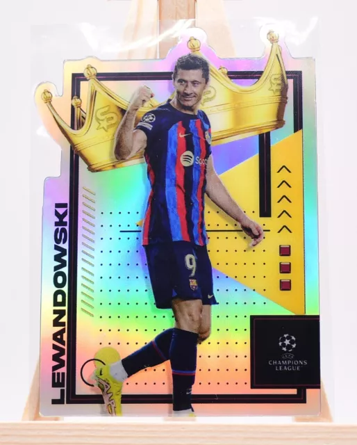 2023 Topps Chrome ROBERT LEWANDOWSKI #G-6 UEFA Champions League