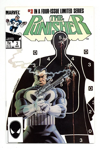 Punisher #3 9.2 High Grade Mike Zeck Cover Limited Series W Pgs 1986