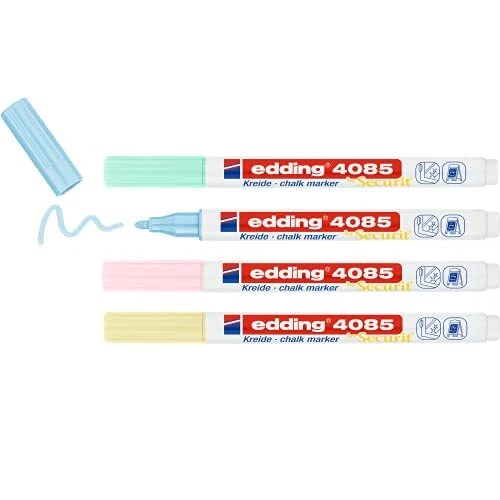 edding 4085 pastell Kreidemarker farbsortiert 1,0 NEW