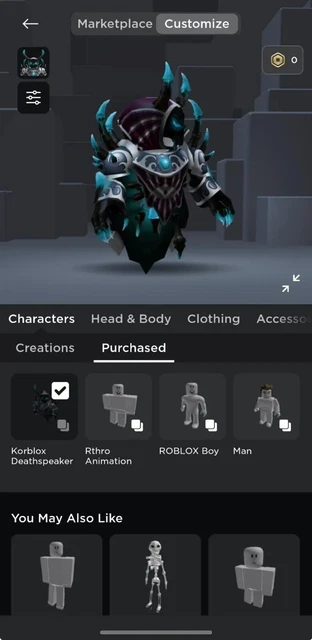 COMPTE ROBLOX HEADLESS et korblox EUR 120,00 - FR