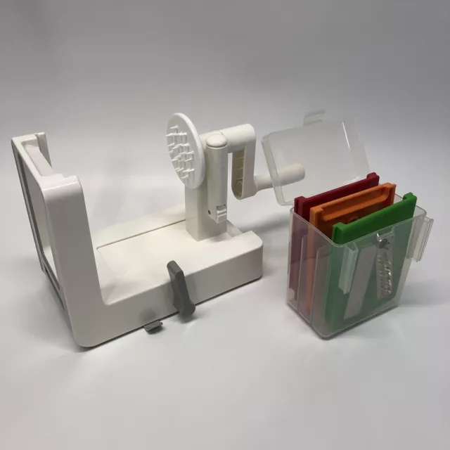 Espiralizador de mesa OXO Good Grips con 3 hojas completo y MUY LIMPIO