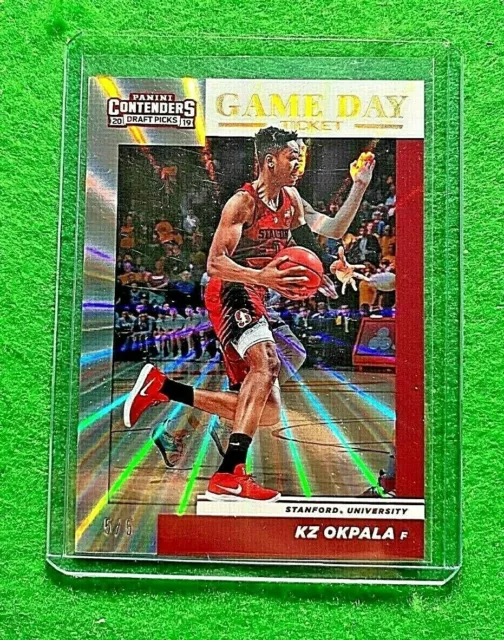 Kz Okpala Game Day Ticket Card Sp#/5 Miami Heat 2019 Contenders Draft Picks Ssp