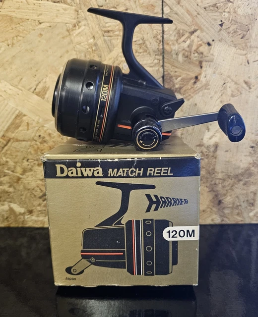 daiwa 120m reel DAIWA HARRIER 120M Closed Face Reel with spare spool and original box.  £35.00