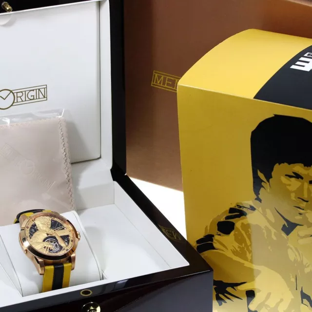 MEMORIGIN Tourbillon Bruce Lee Limited Model MO1005G Manual Winding Men's Watch