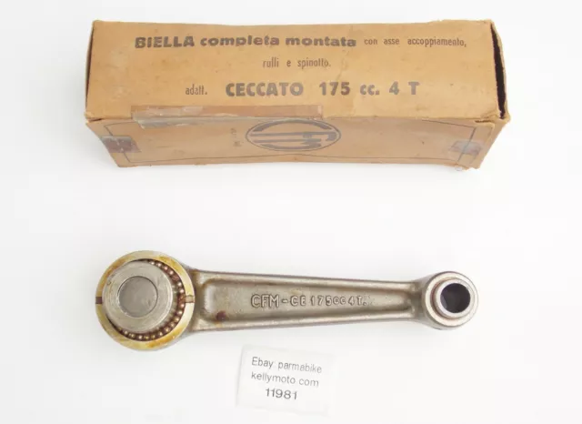 NOS Cfm Pistone Connessione Asta+Cuscinetto+ Perno CECCATO 175 Cc. 2-STROKE