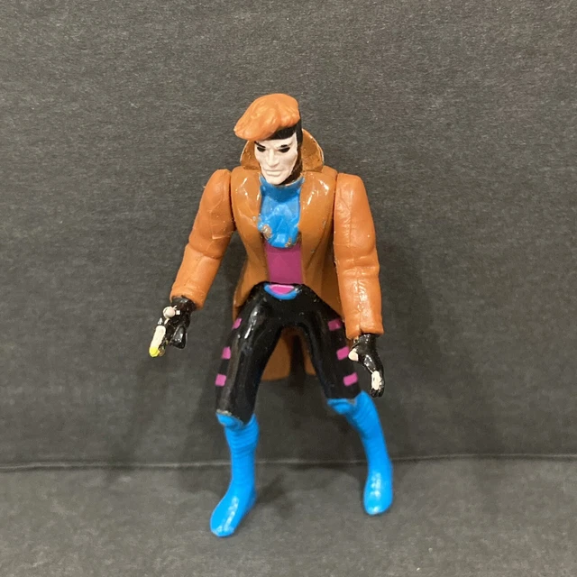 1994 Toy Biz Marvel X-Men Steel Mutants Gambit 2.5 Inch Die Cast Figure
