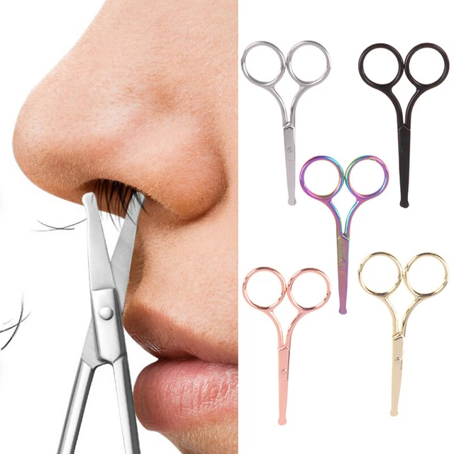 Mini rasoio per capelli sopracciglia acciaio inox tagliacapelli tagliacapelli forbici portatile taglio