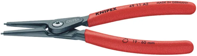 Draper Knipex 225mm Externe Droit Pointe Circlip Pinces 40 - 100mm