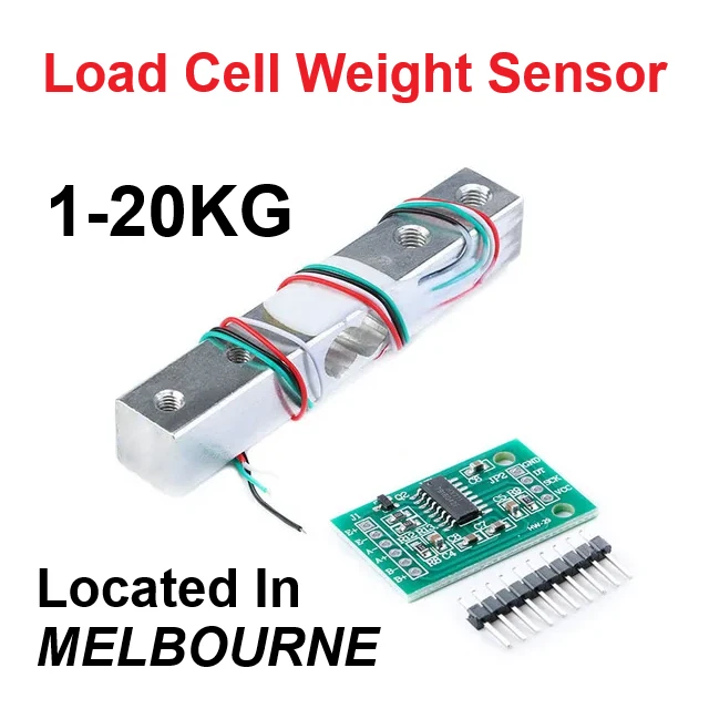 PRECISION LOAD CELL Strain Gauge Weight Scale Sensor + HX711 1KG/5KG ...