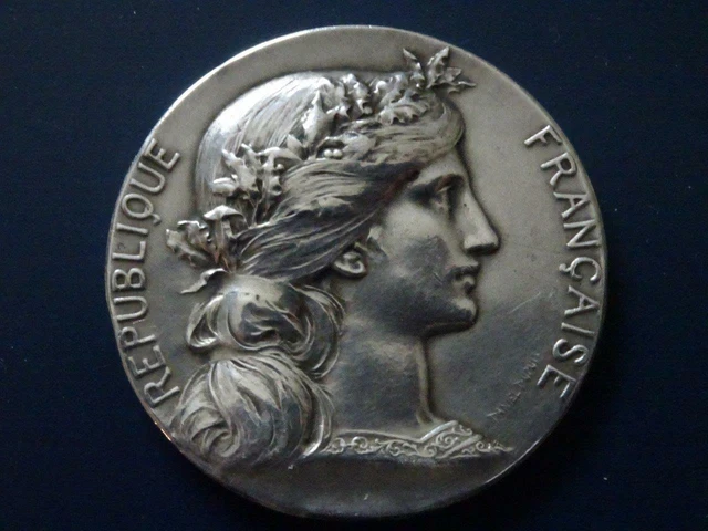 Broche Ancienne Signée Daniel Dupuis – Médaille En Argent Magnifique