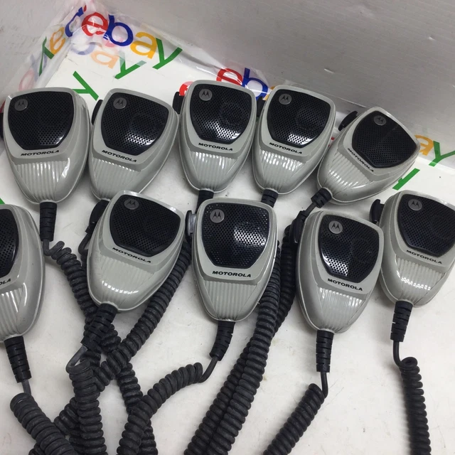 (10) Motorola HMN1090B Palm Mic APX1500,APX4500,APX7500,XTL1500,XTL2500-XTL500
