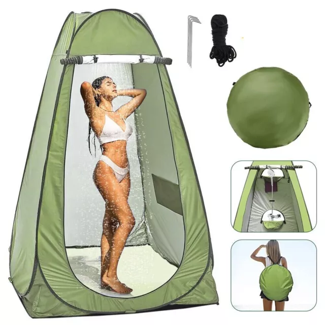 Pop Up Privacy Tent Portable Camping Shower Toilet Outdoor Beach Changing Room