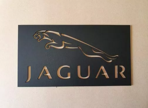 Jaguar LASER CUT SIGN FOR MAN CAVE, BAR OR SHED