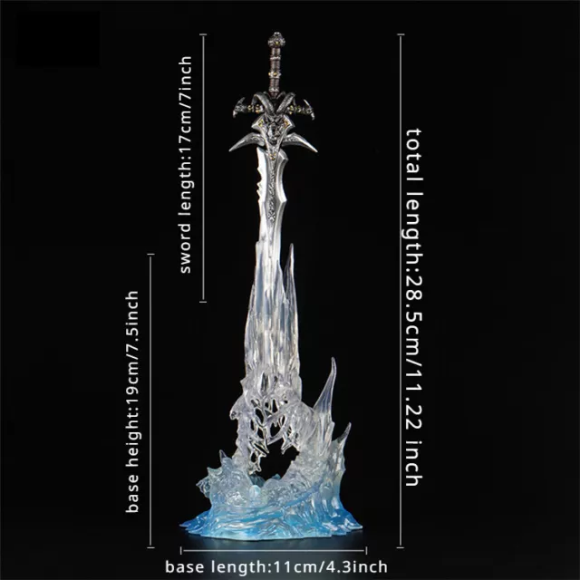 World Of Warcraft Lich King's Sword Frostmourne LED Light Novelty Ornament 2