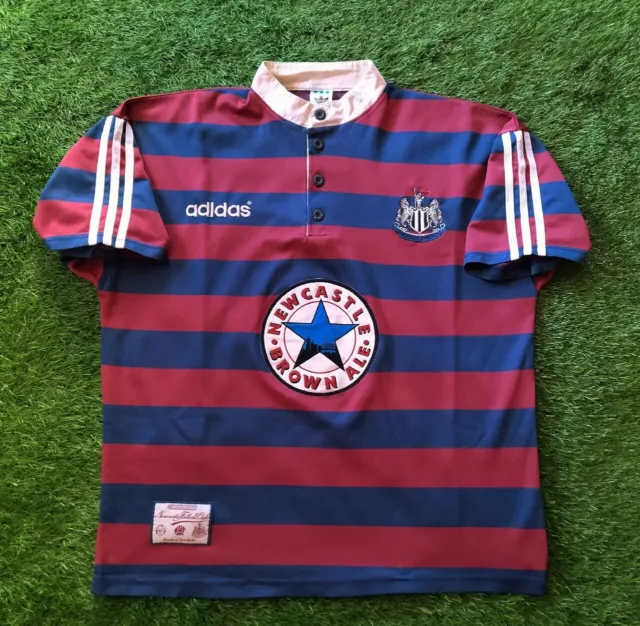 Newcastle united 1996 away retro deals football shirt