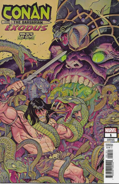 Conan the Barbarian Comic 1 Exodus Variant Nick Bradshaw 2019 Esad Ribic Marvel