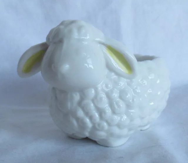 Yankee Candle Votive Tea Light Holder T/LH V/H Spring EASTER LAMB white ceramic