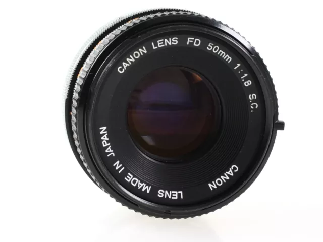 Canon FD 50mm 50mm 1:1.8 1.8 S.C. - A-1 AT-1 T70 AE-1 F-1 2