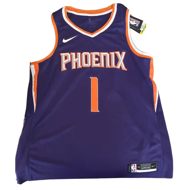 NEW PURPLE DEVIN Booker Phoenix Suns The Valley City Jersey - Mens Size  Large $64.99 - PicClick