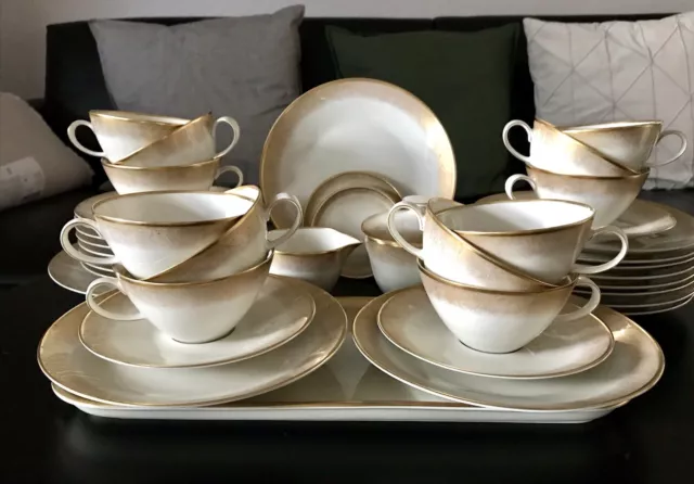 Rosenthal 12 Pers. Aida Vintage Porzellan Kaffeeservice 60er Edel Selten!