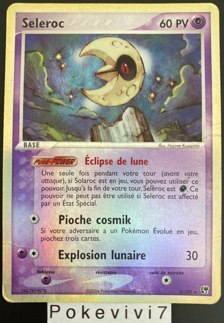 Carte Pokemon SELEROC 8/100 Holo REVERSE Bloc EX Tempête de Sable FR