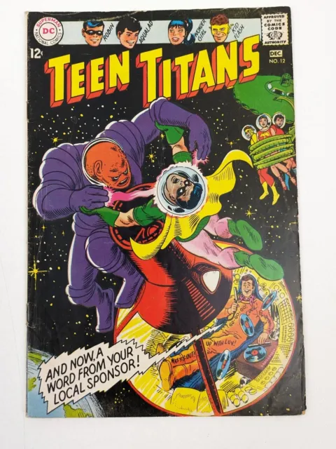 Teen Titans #12 DC Comics 1967 Vintage Silver Age