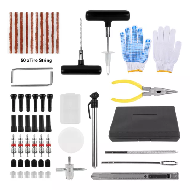 Réparation de Pneus Kit 500 Pièces Voiture Set Dépannage Outil Avec Griffe 3