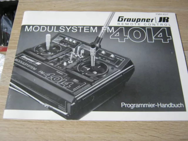 Graupner Anleitung  4014 Modulsystem Programmierhandbuch