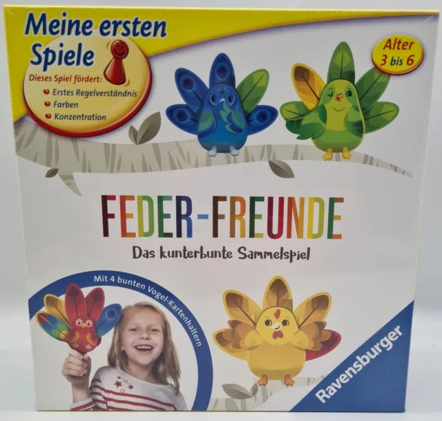 Ravensburger Feder Freunde Meine ersten Spiele Lernspiel Spiel Farben lernen