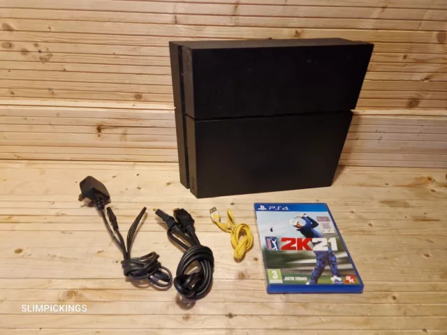 Sony PlayStation 4 500gb Black Only NO Controller 10.71 System