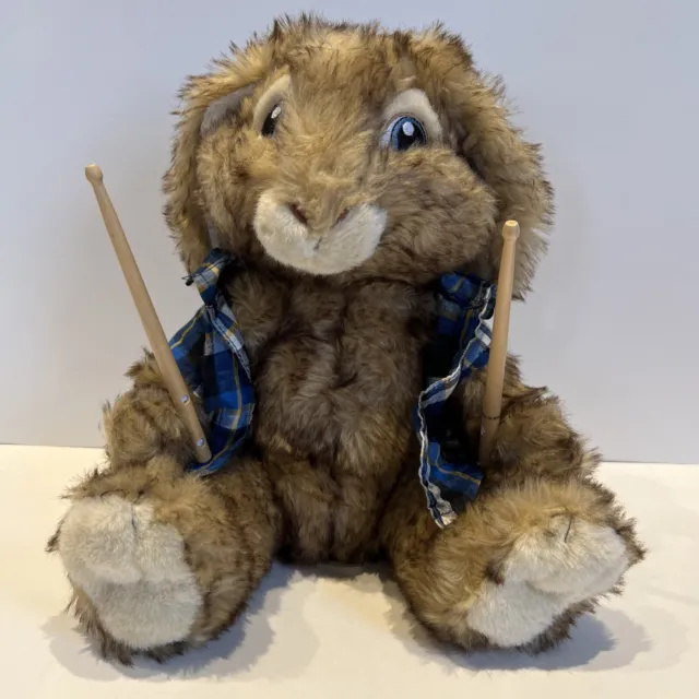 Build A Bear Hop the Movie Bunny Plush Rabbit With Drumsticks