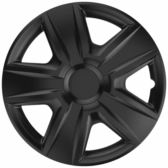 4 pcs SET 16"  WHEEL TRIMS COVERS BLACK HUB CAPS 16 INCH ESPRIT