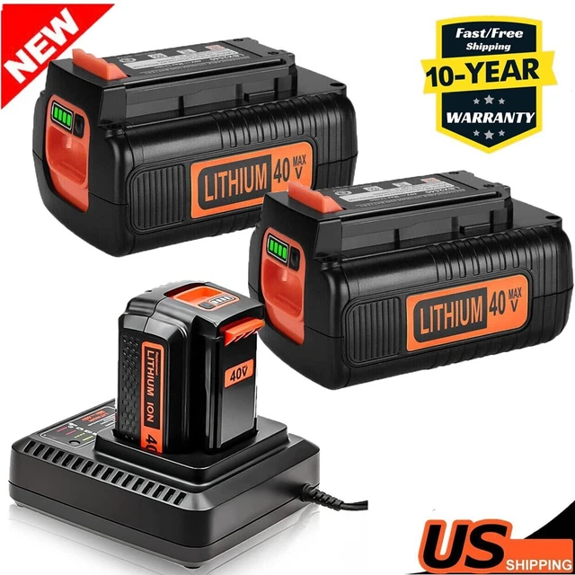 Pack For Black+Decker 40V 3.0Ah 40 Volt Max Lithium LBXR36 LBX2040 Battery Tool