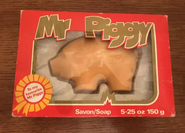 VINTAGE - Late 70’s - Boxed Mr Piggy Soap - Windsor Castle David Rose of London