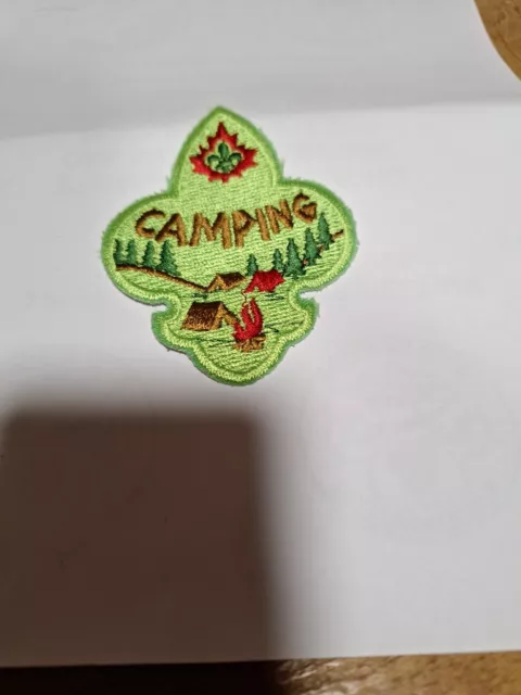 Scout Badge Canadian Sports And Hobbies CAMPING