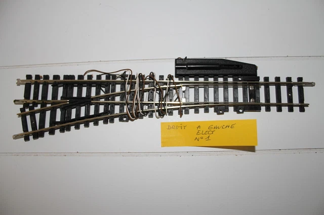 Aiguillage électrique HO Droit ADE 6612 – Comme Neuf, Pour Réseau Époque 3 (1946-1970)