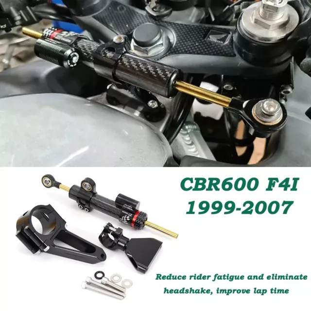 For Honda CBR600 F4i 1999-2007 CNC Steering Damper Stabilizer Bracket Mount Kit