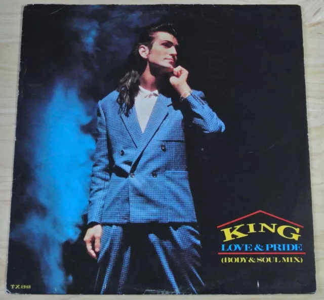 King – Love & Pride (CBS Records, TX 4988) [12” Vinyl]