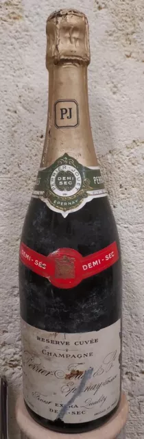 Bouteille Champagne Extra Demi Sec Perrier-Jouet Réserve Cuvée années 50 / 60 ?