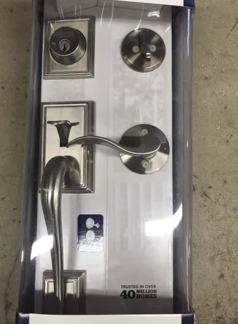 Schlage Outside Lock Century Outside Latitude Inside (F60 ADD 619 ACC) Brand New