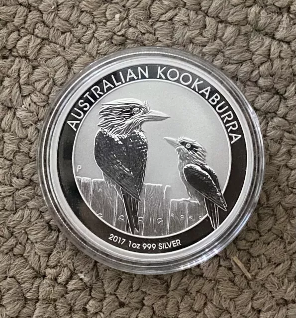 2017 Perth Mint Kookaburra 1 oz Silver Coin from Roll