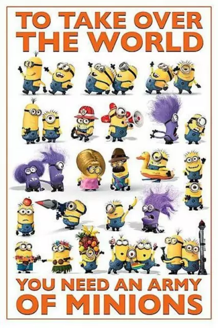 Despicable Me 2: Take Over the World - Maxi Póster 61cm x 91.5cm nuevo y sellado